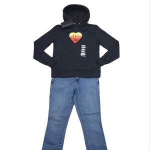 Harley-Davidson Graphic Pullover Hooded Sweatshirt HD Chest Logo Hoodie Pocket